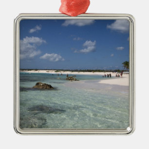 Mexico, Cozumel, Punta Morena, the east coast Metal Ornament