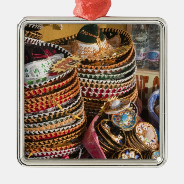 Mexico, Cozumel. Souvenirs in Isla de Cozumel Metal Ornament (Front)
