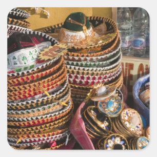 Mexico, Cozumel. Souvenirs in Isla de Cozumel Square Sticker