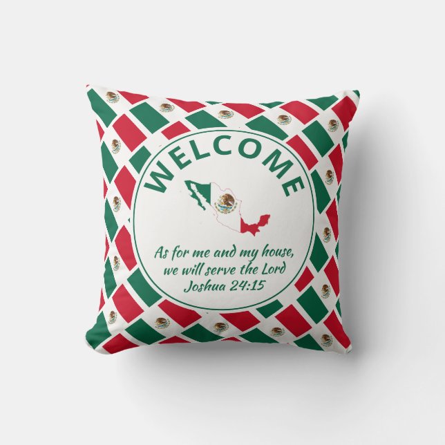 MEXICO Custom Welcome Cushion (Front)