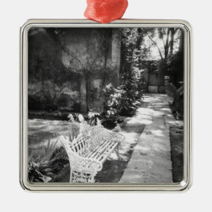 MEXICO, D.F., Mexico City, COYOACAN: Bench at Metal Tree Decoration