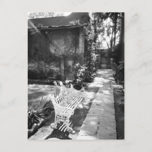 MEXICO, D.F., Mexico City, COYOACAN: Bench at Postcard