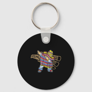 Mexico Dab Dabbing Mexican Flag Pride Jersey Key Ring