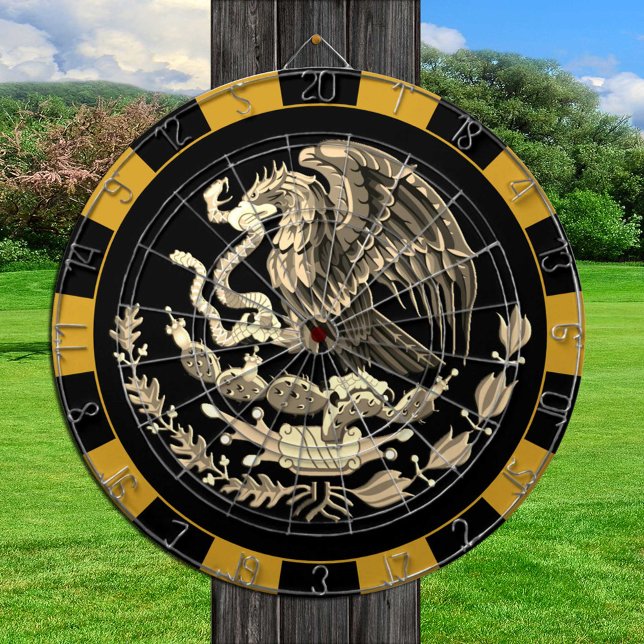 Mexico Dartboard, Eagle & Flag darts / game board Dartboard (Creator Uploaded)