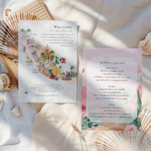 Mexico   Destination Wedding Itinerary Map