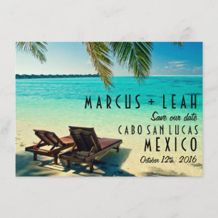 Mexico Destination Wedding Save the Date