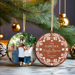 Mexico Family Reunion Photo Ornament