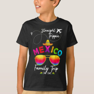 Mexico Family Vacation Cancun 2026 Straight Tripn  T-Shirt