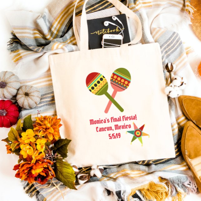 Mexico Fiesta Gift Bachelorette Vacation Tote Bag (Creator Uploaded)