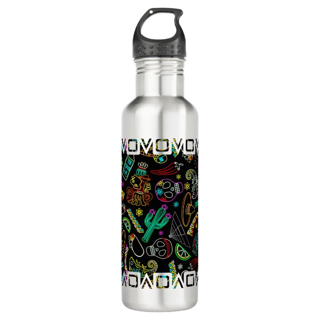 Mexico Fiesta Pattern  710 Ml Water Bottle (Front)