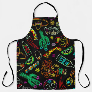 Mexico Fiesta Pattern  Apron