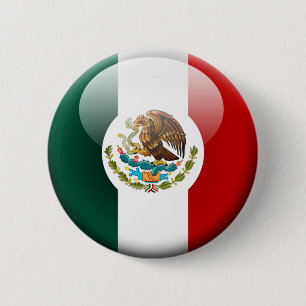 Mexico Flag 2.0 6 Cm Round Badge