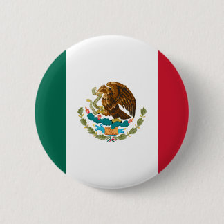 Mexico Flag 6 Cm Round Badge