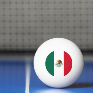 Mexico Flag, Bandera de Mexican Republic Ping Pong Ball