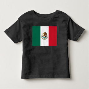 Mexico Flag, Bandera de Mexican Republic Toddler T-Shirt
