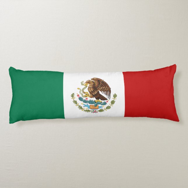 Mexico Flag Body Cushion (Back)