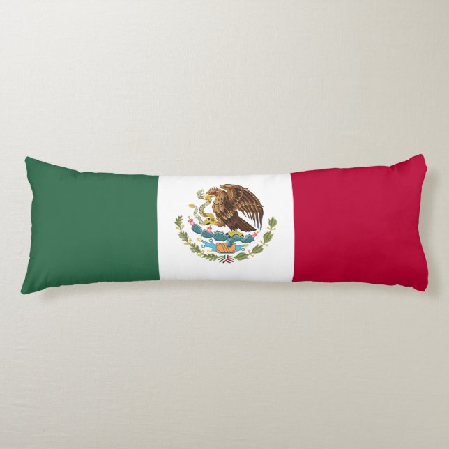 Mexico flag body cushion (Front)