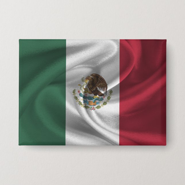 Mexico Flag Button (Front)