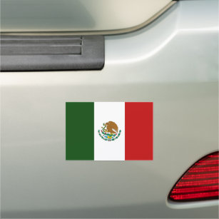Mexico flag car magnet