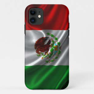 Mexico Flag Fabric iPhone 11 Case
