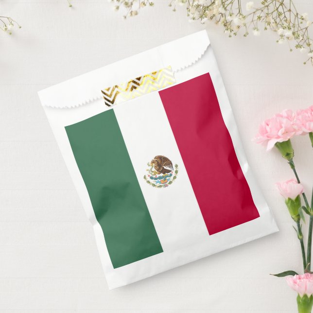 Mexico flag favour bag (Sealed)