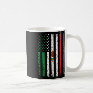 Mexico Flag Gift 4th Of July Usa American Mexican Coffee Mug