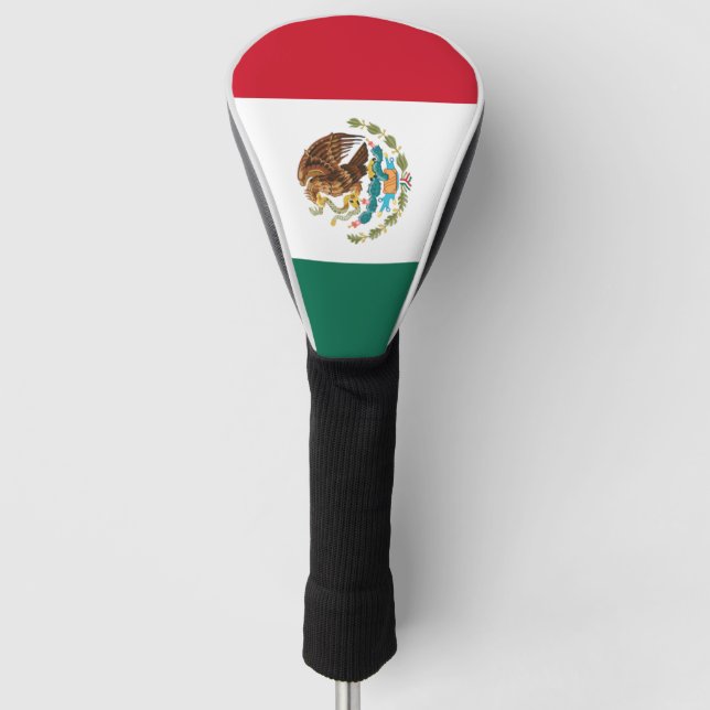 Mexico Flag Golf Head Cover (Front)