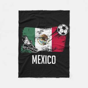 Mexico Flag Jersey Mexican Soccer Team Mexican Fleece Blanket