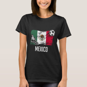 Mexico Flag Jersey Mexican Soccer Team Mexican T-Shirt