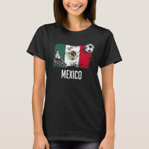 Mexico Flag Jersey Mexican Soccer Team Mexican T-Shirt