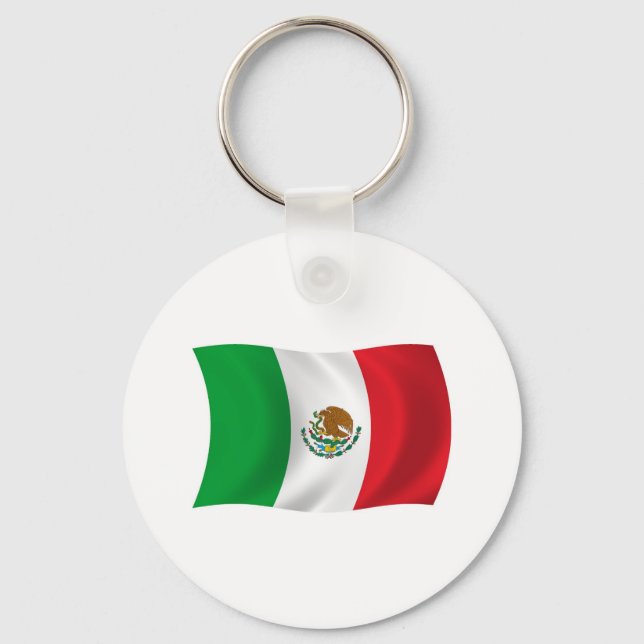 Mexico Flag Keychain (Front)