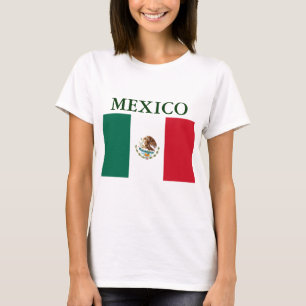 Mexico Flag Ladies Petite T-shirt