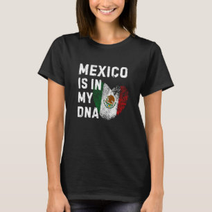 Mexico Flag Mexican DNA Mayan Aztec Inca Men Women T-Shirt