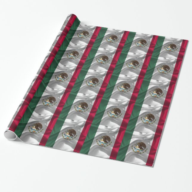 Mexico Flag Mexican Flag Flag Of Mexico Wrapping Paper (Unrolled)