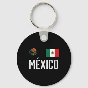 Mexico Flag Mexican Footbyll Soccer Fan Men Women  Key Ring
