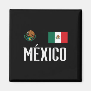 Mexico Flag Mexican Footbyll Soccer Fan Men Women  Magnet