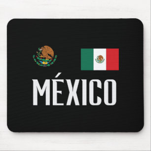 Mexico Flag Mexican Footll Soccer Fan Men Women Ki Mouse Pad