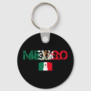 Mexico Flag Mexican Hispanic Heritage Siesta Pride Key Ring