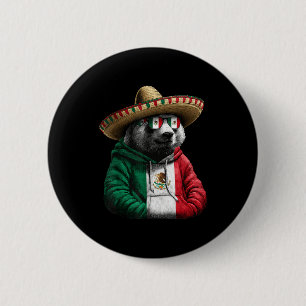 Mexico flag mexican pride mexican roots mexican 6 cm round badge