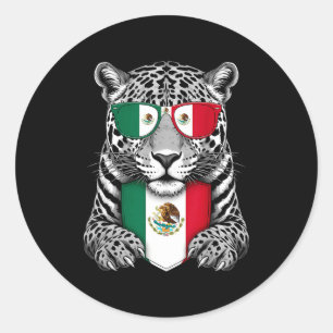Mexico flag mexican pride mexican roots mexican classic round sticker