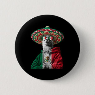 Mexico Flag Mexican Pride Mexican Roots Mexican Fl 6 Cm Round Badge