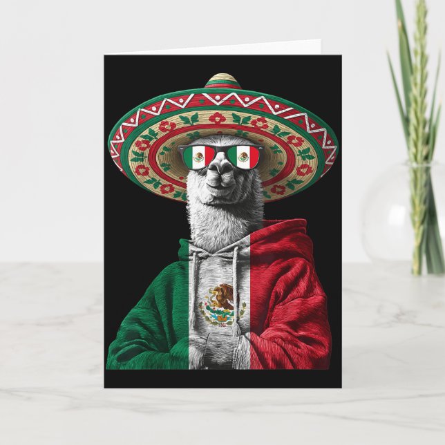 Mexico Flag Mexican Pride Mexican Roots Mexican Fl Card (Front)