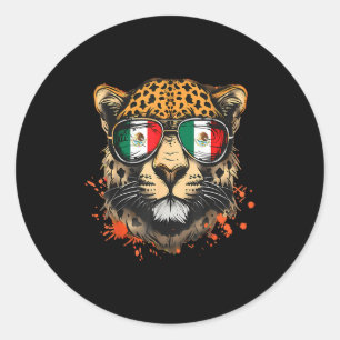 Mexico flag mexican pride mexican roots mexicanMex Classic Round Sticker
