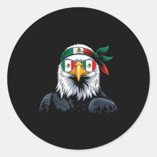 Mexico flag mexican pride mexican roots mexicanMex Classic Round Sticker