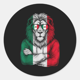 Mexico flag mexican pride mexican roots mexicanMex Classic Round Sticker