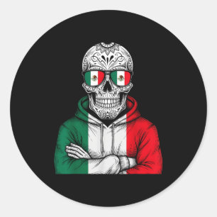 Mexico flag mexican pride mexican roots mexicanMex Classic Round Sticker