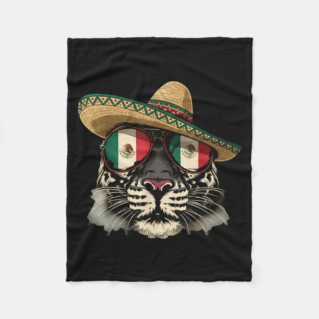 Mexico flag mexican pride mexican roots mexicanMex Fleece Blanket (Front)