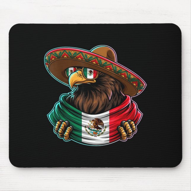 Mexico flag mexican pride mexican roots mexicanMex Mouse Pad (Front)