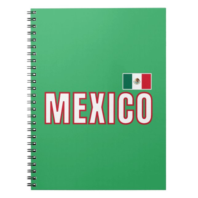 Mexico Flag Notebook (Front)