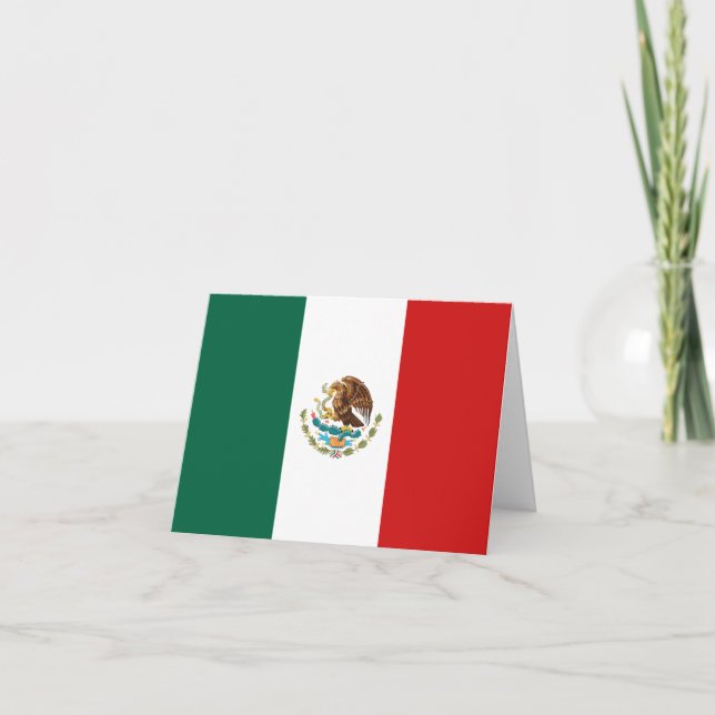 Mexico Flag Notecard (Front)
